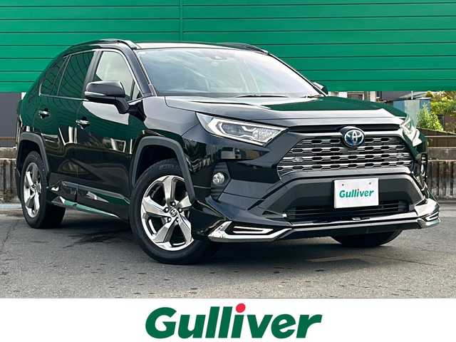 トヨタ ＲＡＶ４ ハイブリッドG 茨城県 2020(令2)年 10.2万km アティチュードブラックマイカ スマートキー/プッシュスタート/ALPINE　SDナビ/Bluetooth接続/フルセグテレビ/バックカメラ/クルーズコントロール/レーンキープアシスト/サンルーフ/ETC2.0/バックカメラ/前方ドライブレコーダー/純正フロアマット/パワーシート/レザーシート/純正エアロパーツ/純正アルミホイル/前後コーナーセンサー/オートライト/LEDヘッドライト/Wエアバック/カーテンエアバック