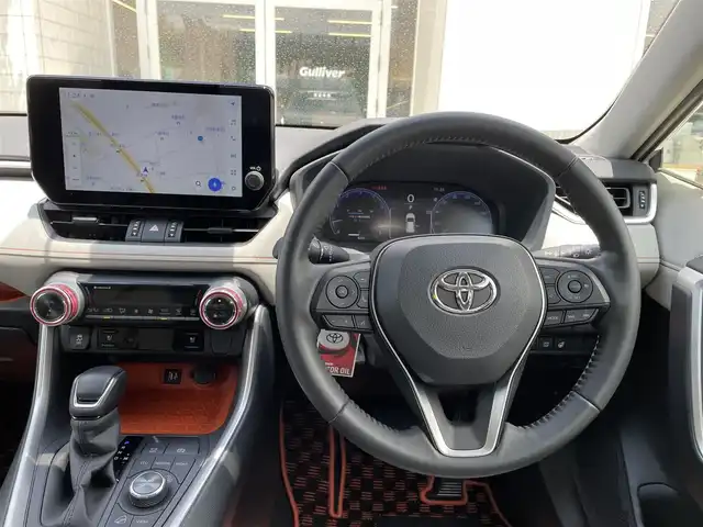 トヨタ ＲＡＶ４ アドベンチャー 石川県 2024(令6)年 0.9万km アーバンカーキ 4WD/ワンオーナー/純正10.5型ナビ/フルセグTV/バックカメラ/LEDヘッドライト/ビルトインETC/パワーバックドア/純正アルミホイール/TRDダンパー/ブラインドスポットモニター/ドライブレコーダー/レザーシート/シートヒーター/ハンドルヒーター/レーダークルーズ/トヨタセーフティセンス/保証書