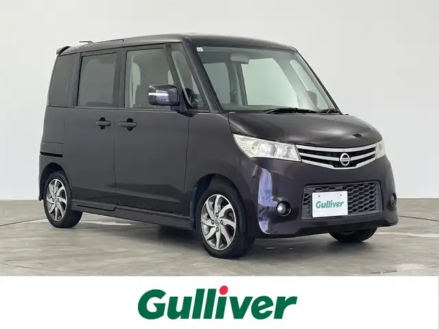 日産 ルークス ハイウェイスター 大分県 2009(平21)年 9.2万km ミステリアスバイオレットパール 社外メモリーナビ/（ワンセグ/CD/DVD/Bluetooth）/片側パワースライドドア/オートエアコン/バックカメラ/オートライト/HIDヘッドライト/フォグランプ/電動格納ミラー/純正アルミホイール/スペアキー