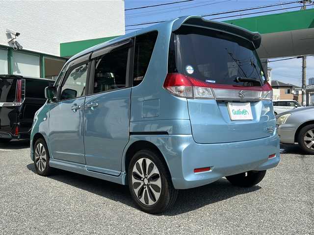 スズキ ソリオ X DJE 大阪府 2014(平26)年 1.8万km フィズブルーパールメタリック ワンオーナー/純正メモリナビ(MDV-L301)/・CD/FM/AM/・ワンセグテレビ/ETC/バックカメラ/衝突軽減ブレーキ/クルーズコントロール/盗難防止装置/ステアリングリモコン/片側パワースライドドア/オートエアコン/プッシュスタート/12V電源/純正15インチアルミホイール/純正フロアマット/取扱説明書/保証書
