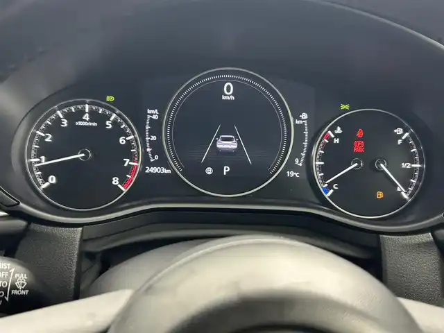 マツダ ＣＸ－３０ 20S プロアクティブツーリングセレ 熊本県 2021(令3)年 2.5万km ジェットブラックマイカ ・禁煙車/・純正8.8インチSDナビ/　Bluetoothオーディオ/　CD/DVD再生/　USB接続/　フルセグテレビ/・アラウンドビューモニター/・ETC/・衝突被害軽減システム/・レーダークルーズコントロール/・レーンキープアシスト/・ドライバーモニタリングシステム/・安全運転支援システム（i-ACTIVSENSE）/・前側方接近車両検知/・後側方接近車両検知/・ブラインドスポットモニター/・前方ドライブレコーダー/・電動リアゲート/・社外フロアマット/・シートヒーター（運転席・助手席）/・メモリーパワーシート（運転席）/・アイドリングストップ/・革巻きステアリング/・ステアリングリモコン/・ステアリングヒーター/・パドルシフト/・電動パーキングブレーキ/・オートブレーキホールド/・純正18インチアルミホイール/・ABS/・横滑り防止機能/・前後コーナーセンサー/・盗難防止装置/・オートライト/・オートマチックハイビーム/・LEDヘッドライト/・W＋サイドエアバック/・オートエアコン/・スマートキー