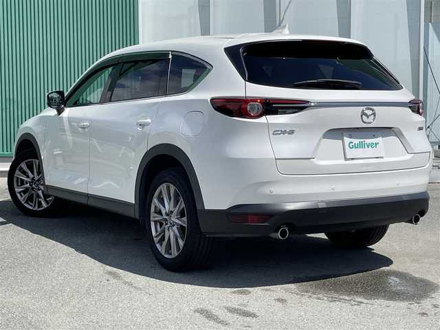 マツダ ＣＸ－８ XD プロアクティブ 福岡県 2018(平30)年 5.5万km スノーフレイクホワイトパールマイカ W+Sエアバッグ/衝突被害軽減システム/レーンキープアシスト/横滑り防止装置/オートライト・オートハイビーム/コーナーセンサー(前後)/D席パワーシート/3列シート/ベンチシート/フルフラットシート/全方位社外カメラ/USB入力/ETC/アイドリングストップ/スマートキー/クルーズコントロール/シェード/サンバイザー/純正アルミホイル/純正フロアマット