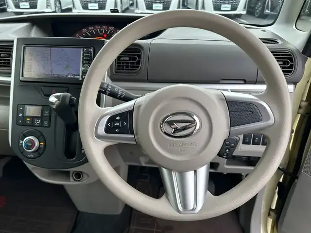 ダイハツ タント G SA 千葉県 2014(平26)年 8.3万km コットンアイボリー ナビＮＳＺＰ－Ｗ６４Ｄ　バックカメラ　ＴＶ　ＣＤ　ＤＶＤ　Ｂｔ　ＵＳＢ　ＥＴＣ　両側電動スライドドア /ドラレコ　アイドリングストップ　衝突軽減防止機能　純正１４インチＡＷ　コットンアイボリーカラー