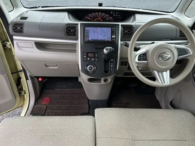 ダイハツ タント G SA 千葉県 2014(平26)年 8.3万km コットンアイボリー ナビＮＳＺＰ－Ｗ６４Ｄ　バックカメラ　ＴＶ　ＣＤ　ＤＶＤ　Ｂｔ　ＵＳＢ　ＥＴＣ　両側電動スライドドア /ドラレコ　アイドリングストップ　衝突軽減防止機能　純正１４インチＡＷ　コットンアイボリーカラー