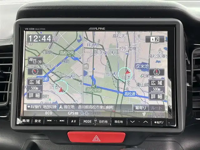 ホンダ Ｎ ＢＯＸ カスタム G Lパッケージ 香川県 2012(平24)年 8.2万km クリスタルブラックパール 社外8インチSDナビ/→フルセグ/CD/DVD/Bluetooth/片側パワースライドドア/純正14インチアルミ/純正フロアマット/ピタ駐ミラー/横滑り防止装置/盗難防止装置/アイドリングストップ/ETC/ベンチシート/パワーステアリング/ステアリングリモコン/プッシュスタート/スマートキー