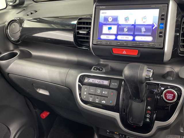 ホンダ Ｎ ＢＯＸ カスタム G ターボ Lパッケージ 神奈川県 2016(平28)年 2.3万km クリスタルブラックパール ＣＴＢＡ/両側パワースライドドア/純正７型ナビ(VXM-174VFXi)/(CD/DVD/SD/BT/フルセグTV)/バックカメラ/半革シート/ＥＴＣ/純正１５インチアルミホイール/ＨＩＤオートライト/フォグランプ/パドルシフト/プッシュスタート/クルーズコントロール/取扱説明書