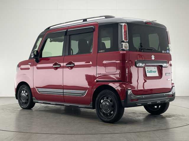 スズキ スペーシア ギア HYBRID XZターボ 宮崎県 2020(令2)年 5.8万km フェニックスレッドパール/ガンメタリック2トーンルーフ 禁煙車/衝突被害軽減ブレーキ/社外ナビTV/（CN-RZ753W/CD/DVD/Bluetooth/フルセグTV)/純正ドライブレコーダー/純正ビルトインETC/純正LEDオートライト/純正LEDフォグ/純正セキュリティアラーム/純正フロアマット/両側電動スライドドア/エネチャージ/アダプティブクルーズコントロール/レーンディパーチャーアラート/オートマチックハイビーム/クリアランスソナー/パドルシフト/前席シートヒーター/オートエアコン/ウインカードアミラー/スマートキー/プッシュエンジンスタート/スペアキー