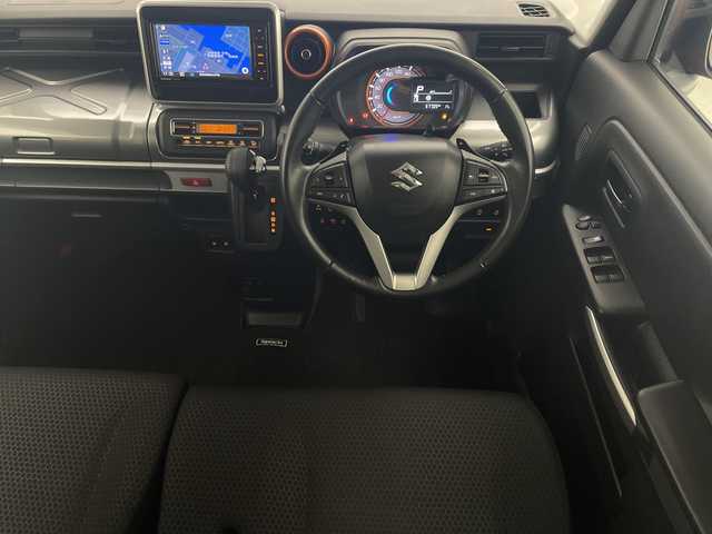 スズキ スペーシア ギア HYBRID XZターボ 宮崎県 2020(令2)年 5.8万km フェニックスレッドパール/ガンメタリック2トーンルーフ 禁煙車/衝突被害軽減ブレーキ/社外ナビTV/（CN-RZ753W/CD/DVD/Bluetooth/フルセグTV)/純正ドライブレコーダー/純正ビルトインETC/純正LEDオートライト/純正LEDフォグ/純正セキュリティアラーム/純正フロアマット/両側電動スライドドア/エネチャージ/アダプティブクルーズコントロール/レーンディパーチャーアラート/オートマチックハイビーム/クリアランスソナー/パドルシフト/前席シートヒーター/オートエアコン/ウインカードアミラー/スマートキー/プッシュエンジンスタート/スペアキー