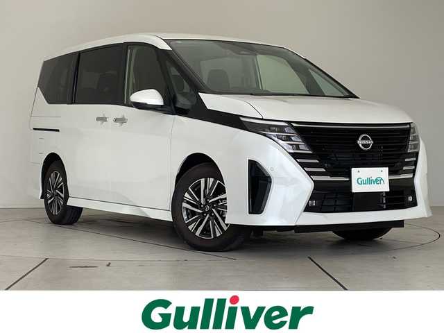 日産 セレナ ハイウェイスター V Vセレクション 愛知県 2024(令6)年 1.1万km プリズムホワイト プロパイロット/純正9型ナビ/全方位カメラ/両側パワースライドドア/レーダークルーズコントロール/シートヒーター/バックカメラ/コーナーセンサー/ブラインドスポットモニター/LEDヘッドライト/パドルシフト/インテリジェントミラー/リアオートエアコン/オートマチックハイビーム/ETC/衝突軽減システム/フルセグ/Bluetooth/ステアリングスイッチ/スマートキー/プッシュスタート