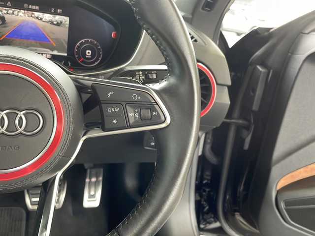 アウディ ＴＴクーペ 2．0 TFSI クワトロ 愛媛県 2017(平29)年 3.4万km 黒 アウディバーチャルコックピット/純正メモリナビ /・フルセグTV/・Bluetooth接続/・CD/DVD/・AM/FM/ビルトインETC/バックカメラ/レザーシート /前席パワーシート/前後ドライブレコーダー/電動ウィング/コーナーセンサー/パーキングアシスト/ブラインドスポットモニター/パドルシフト/クルーズコントロール/社外レーダー/LEDヘッドライト/スペアキー