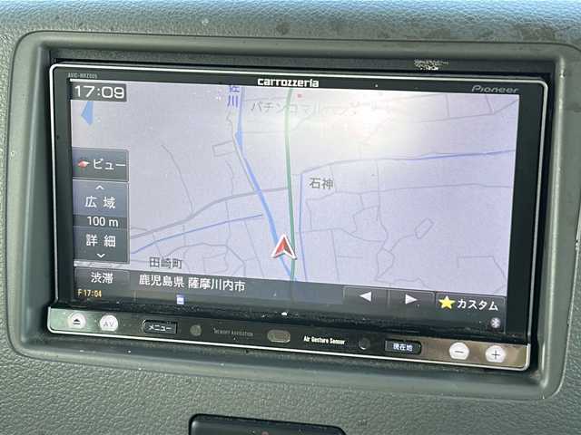 スズキ スペーシア X 鹿児島県 2013(平25)年 9.4万km パールホワイト 社外SDナビ（carrozzeria AVIC-MRZ009)/Bluetooth/CD/DVD/SD/TV/片側パワースライドドア/アイドリンクストップ/スペアキー1本/スマートキー/ETC