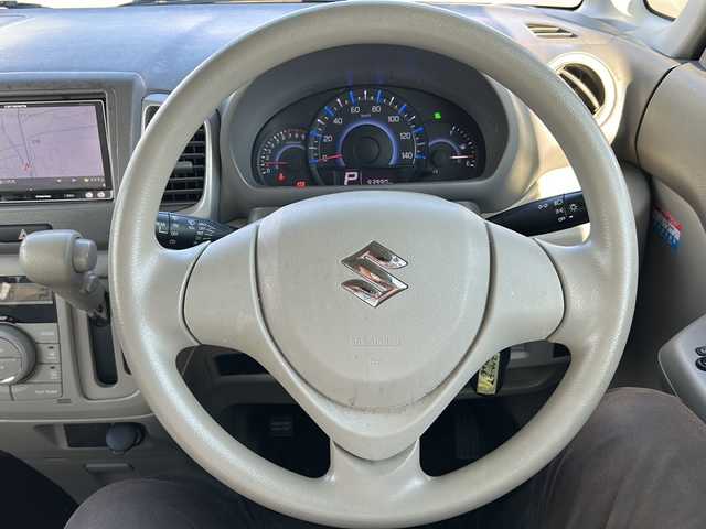 スズキ スペーシア X 鹿児島県 2013(平25)年 9.4万km パールホワイト 社外SDナビ（carrozzeria AVIC-MRZ009)/Bluetooth/CD/DVD/SD/TV/片側パワースライドドア/アイドリンクストップ/スペアキー1本/スマートキー/ETC