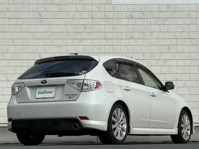 スバル インプレッサ 2．0GT 岩手県 2009(平21)年 8.7万km サテンホワイトパール 禁煙車/4WD/寒冷地仕様/stiタワーバー/スバルプレミアムサウンド1DINオーディオ/クルーズコントロール/MTモード/横滑り防止装置/フォグライト/〇プッシュスタート/〇電動格納ミラー/〇ウィンカーミラー/〇ドアバイザー/〇フロアマット/〇シガーソケット/〇スマートキー/スペアキー/ETC