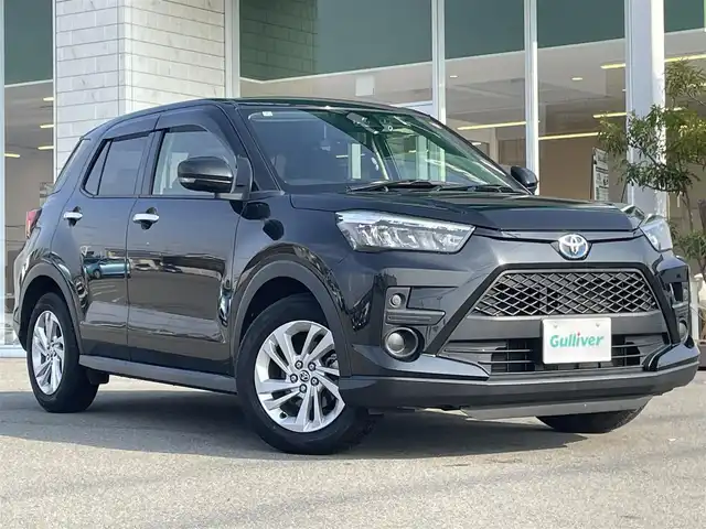 トヨタ ライズ G 兵庫県 2022(令4)年 2.8万km ブラックマイカメタリック 純正７インチナビ/バックカメラ/ワンセグ/BT/CD/ステアリングリモコン/スマートアシスト/純正バイザー/純正フロアマット/ヘッドライトレベライザー/純正アルミタイヤ/オートライト/スイッチスタート