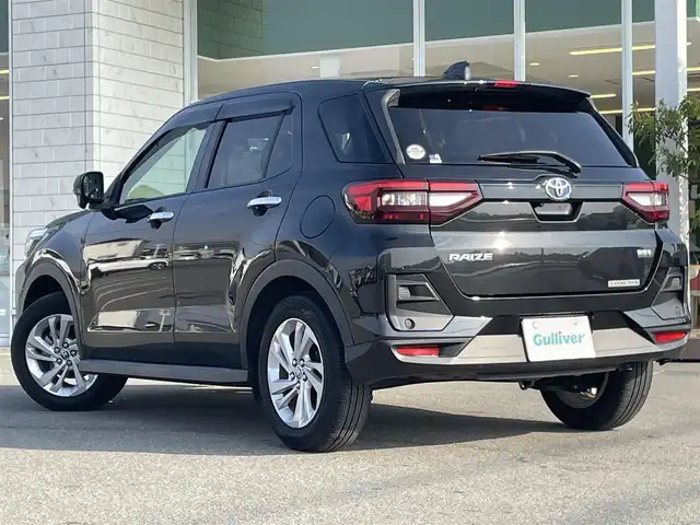 トヨタ ライズ G 兵庫県 2022(令4)年 2.8万km ブラックマイカメタリック 純正７インチナビ/バックカメラ/ワンセグ/BT/CD/ステアリングリモコン/スマートアシスト/純正バイザー/純正フロアマット/ヘッドライトレベライザー/純正アルミタイヤ/オートライト/スイッチスタート