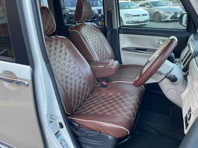 ダイハツ ムーヴ キャンバス X メイクアップ SA Ⅱ 大阪府 2016(平28)年 6.6万km パールホワイトⅢ/ナチュラルベージュマイカメタリック 2トーン 社外ナビ（フルセグTV/Bluetooth/AM・FM）/バックカメラ/ドライブレコーダー/ETC/プッシュスタート/アイドリングストップ/横滑り防止機能/衝突被害軽減ブレーキ