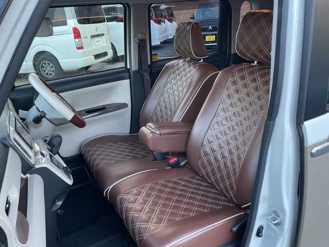 ダイハツ ムーヴ キャンバス X メイクアップ SA Ⅱ 大阪府 2016(平28)年 6.6万km パールホワイトⅢ/ナチュラルベージュマイカメタリック 2トーン 社外ナビ（フルセグTV/Bluetooth/AM・FM）/バックカメラ/ドライブレコーダー/ETC/プッシュスタート/アイドリングストップ/横滑り防止機能/衝突被害軽減ブレーキ