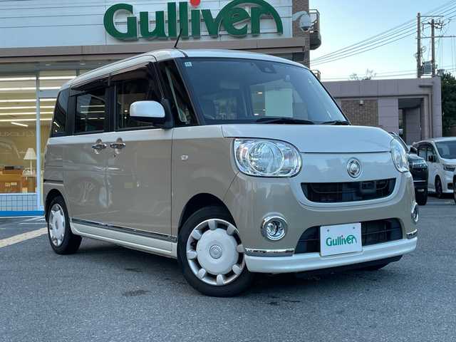 ダイハツ ムーヴ キャンバス X メイクアップ SA Ⅱ 大阪府 2016(平28)年 6.6万km パールホワイトⅢ/ナチュラルベージュマイカメタリック 2トーン 社外ナビ（フルセグTV/Bluetooth/AM・FM）/バックカメラ/ドライブレコーダー/ETC/プッシュスタート/アイドリングストップ/横滑り防止機能/衝突被害軽減ブレーキ