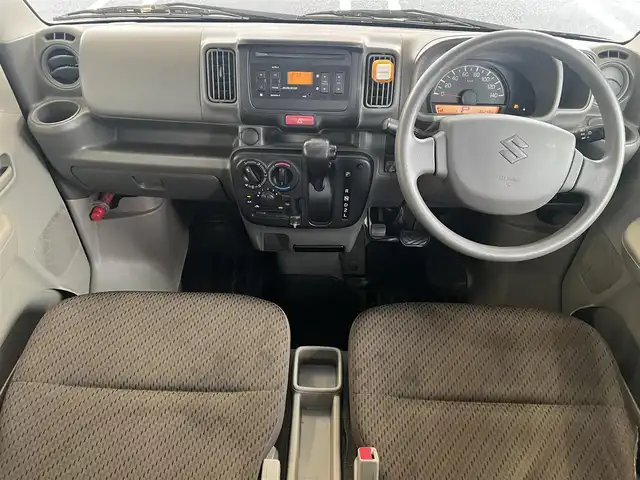 スズキ エブリイ PC リミテッド 広島県 2018(平30)年 8.4万km ブルーイッシュブラックパール3 ○走行距離：86298km（入庫時）/ETC/ドライブレコーダー/レーダーブレーキサポート/横滑り防止機能/保証書＆取扱説明書あり/リモコンキー（スペアキーあり）/CD/2スピーカー/○タイヤサイズ：145/6PR/・社外12インチアルミホイール