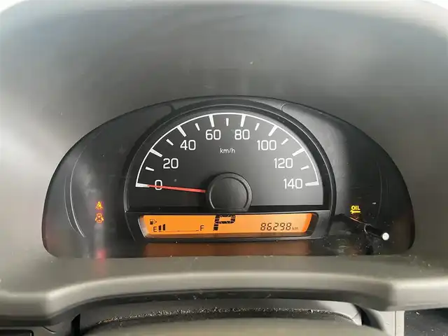 スズキ エブリイ PC リミテッド 広島県 2018(平30)年 8.4万km ブルーイッシュブラックパール3 ○走行距離：86298km（入庫時）/ETC/ドライブレコーダー/レーダーブレーキサポート/横滑り防止機能/保証書＆取扱説明書あり/リモコンキー（スペアキーあり）/CD/2スピーカー/○タイヤサイズ：145/6PR/・社外12インチアルミホイール