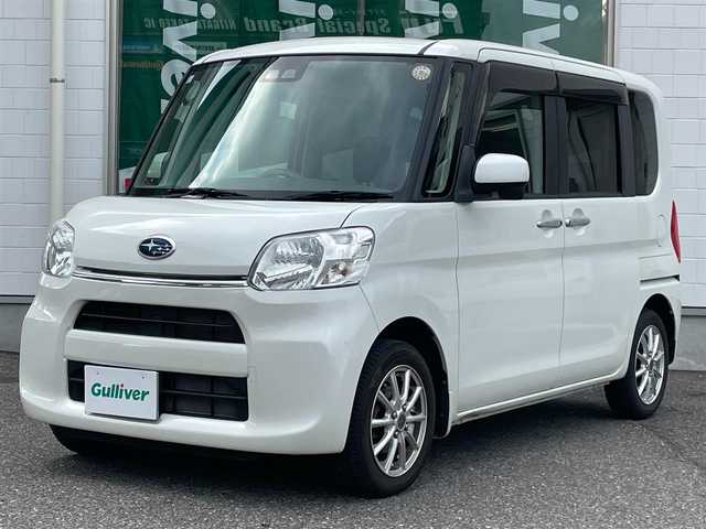スバル シフォン G スマートアシスト 新潟県 2017(平29)年 4.2万km パールホワイトⅢ ワンオーナー/４WD/メモリナビ/バックカメラETC/プッシュスタート/オートハイビーム/両側パワースライドドア/運転席シートヒーター/ETC