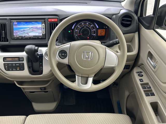 ホンダ Ｎ ＷＧＮ G 宮城県 2014(平26)年 6.6万km プレミアムホワイトパール 4WD/純正ナビ/(AM/FM/CD/iPod/SD/VTR/AUX)/バックカメラ/DVD再生機能/Bluetooth/TV/USB入力端子/ETC/プッシュスタート/スマートキー/スペアキー/ドアバイザー/純正フロアマット