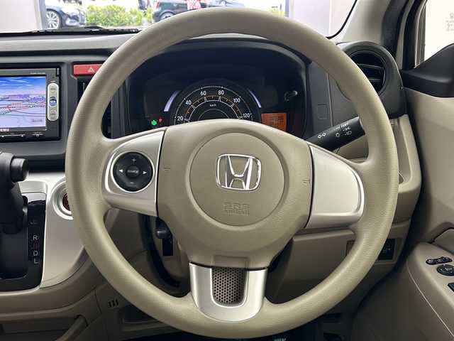 ホンダ Ｎ ＷＧＮ G 宮城県 2014(平26)年 6.6万km プレミアムホワイトパール 4WD/純正ナビ/(AM/FM/CD/iPod/SD/VTR/AUX)/バックカメラ/DVD再生機能/Bluetooth/TV/USB入力端子/ETC/プッシュスタート/スマートキー/スペアキー/ドアバイザー/純正フロアマット
