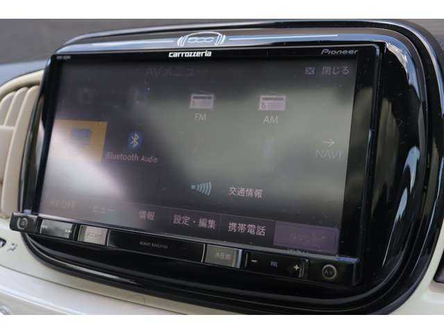 フィアット ５００ ツインエア ラウンジ 大分県 2018(平30)年 5.3万km 白 当店買取車両/ワンオーナー/ガラスルーフ/社外ナビ（AVIC-RZ802）/地デジ/Ｂｌｕｅｔｏｏｔｈ/ＡＵＸ/ＵＳＢ/ハーフレザー/パーキングアシスト/キセノンヘッドライト/アイドリングストップ/純正１５インチＡＷ/純正フロアマット/ＥＴＣ