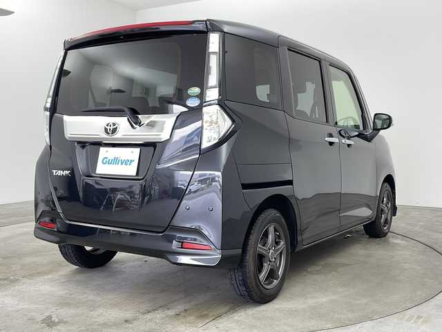 トヨタ タンク カスタムG－T 兵庫県 2020(令2)年 4.8万km ブラックマイカメタリック ・純正ナビ/TV/BT/CD/DVD/SD/・バックカメラ/・スマートアシスト/・クルーズコントロール/・衝突軽減ブレーキ/・車線逸脱警報/・横滑り防止装置/・誤発進抑制/・先行車発進告知/・コーナーセンサー/・LEDオートライト/・フォグランプ/・オートマチックハイビーム/・両側パワースライドドア/・ビルトインETC/・TVキット/・ステアリングリモコン/・社外14インチアルミホイール/・純正15インチアルミホイール付き夏タイヤ4本車載/・純正フロアマット/・電動格納ミラー/・スマートキー/・プッシュスタート/・アイドリングストップ