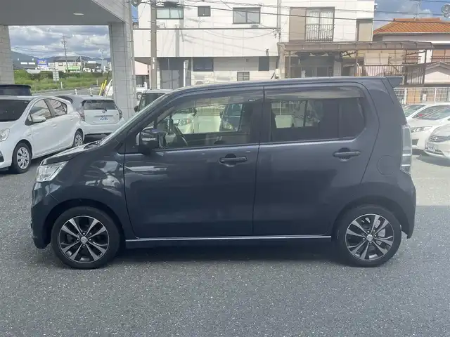 スズキ ワゴンＲ スティングレー T 愛知県 2013(平25)年 6.3万km ルナグレーパールメタリック (株)IDOMが運営する【じしゃロン豊川店】の自社ローン専用車両になります。こちらは現金またはオートローンご利用時の価格です。自社ローンご希望の方は別途その旨お申付け下さい/ 社外ナビ/　〇 CD再生機能/　〇 ワンセグTV/ ETC/ ステアリングスイッチ/ パドルシフト/ ウインカーミラー/ 社外ドライブレコーダー/ プッシュスタート/ ドアバイザー/ 純正フロアマット