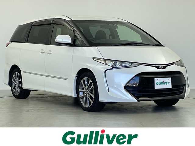 トヨタ エスティマ アエラス 岐阜県 2016(平28)年 10.3万km ホワイトパールクリスタルシャイン 両側パワースライド/純正ナビ/（CD/DVD/SD/TV/Bluetooth）/バックカメラ/クルーズコントロール/ステアリングスイッチ/前方ドライブレコーダー/ビルトインETC/スマートキー/横滑り防止システム/オートマチックハイビーム/衝突軽減ブレーキ