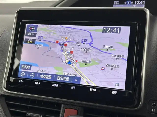 トヨタ ヴォクシー ZS 煌Ⅱ 福岡県 2019(令1)年 5.4万km ブラック 後席モニター　/純正９型ナビ（ＢＴ，フルセグＴＶ）　/バックカメラ/ＥＴＣ　/クルーズコントロール　/コーナーセンサー　/衝突軽減ブレーキ　/レーンキープ　/ＰＫＳＢ　/ＭＴモード付き　/両側電動スライドドア　/ＬＥＤ