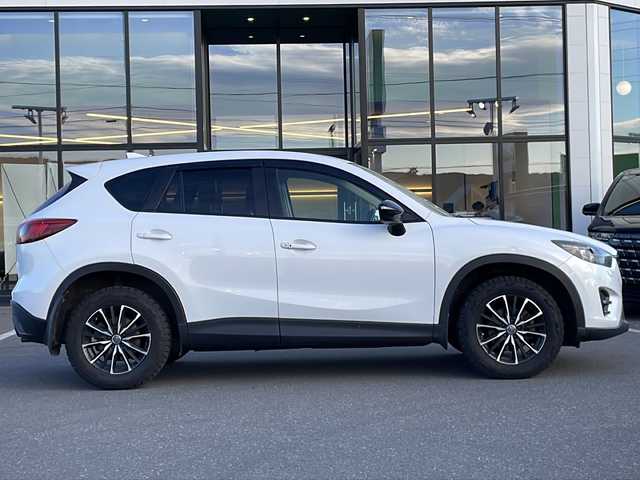 マツダ ＣＸ－５ XD Lパッケージ 道東・釧路十勝 2016(平28)年 10.3万km クリスタルホワイトパールマイカ ・マツダコネクトナビ/　（FM　AM　BT　USB　CD　DVD　AUX　TV）/・サンルーフ/・BOSEスピーカー/・社外GPSレーダー/・社外前方ドライブレコーダー/・衝突軽減システム/・トランクションコントロール　/・車線逸脱警報/・車線逸脱抑制/・ブラインドスポットモニター/・シートヒーター/・レザーシート/・アイドリングストップ/・メモリシート/・スマートキー×2/・プッシュスタート/・純正フロアマット/・後方コーナーセンサー
