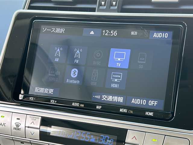 トヨタ ランドクルーザー プラド TX Lパッケージ マットブラED 広島県 2023(令5)年 4.4万km ホワイトパールクリスタルシャイン 禁煙車/７人乗/ブラックルーフレール/ムーンルーフ/トヨタセーフティセンス/・プリクラッシュセーフティ/・レーンディパーチャーアラート/・レーントレーシングアシスト/・オートマチックハイビーム/・RSA/・先行車発進告知/クリアランスソナー/純正９型ナビ（NSZT-Y68T）/・フルセグTV/CD/DVD/Bluetooth/HDMI/USB/バックカメラ/革巻きステアリング/ステアリングスイッチ/オートライト/ヘッドランプウォッシャー/LEDヘッドライト/フォグランプ/レザーシート/シートヒーター/ベンチレーション/パワーシート/前ドライブレコーダー（DRT-H68A）/ETC/純正ドアバイザー/フロアマット