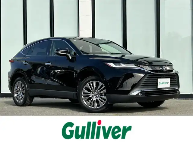 トヨタ ハリアー Z レザーパッケージ 大阪府 2021(令3)年 1.6万km ブラック トヨタセーフティセンス　/純正１２．３インチメーカーディスプレイオーディオナビ　/パノラミックビューモニター　/ＪＢＬプレミアムサウンドシステム　/メーカーデジタルインナーミラー　/前ドライブレコーダー /ビルトインETC2.0/パワーバックドア/ベンチレーションシート/パワーシート/ステアリングヒーター/シートヒーター/レーダークルーズコントロール/コーナーセンサー/社外フロアマット/LEDヘッド・フォグ/BSM/純正19インチAW/スペアキー