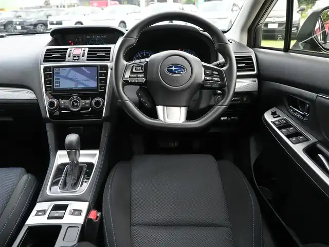スバル レヴォーグ 1．6GT－S アイサイト プラウドED 千葉県 2015(平27)年 2.1万km クリスタルブラックシリカ アイサイト/SIドライブ/スバルリヤビークルディテクション/純正メモリーナビ/地デジTV/【DVD/CD再生機能　Bluetooth接続】/サイド/バックカメラ/運転席パワーシート/革巻きステアリング/パドルシフト/ETC/LEDヘッドライト/フォグライト/ウインカーミラー/社外足廻り/純正17インチアルミホイル/サイド/カーテンエアバッグ/キーレスアクセス