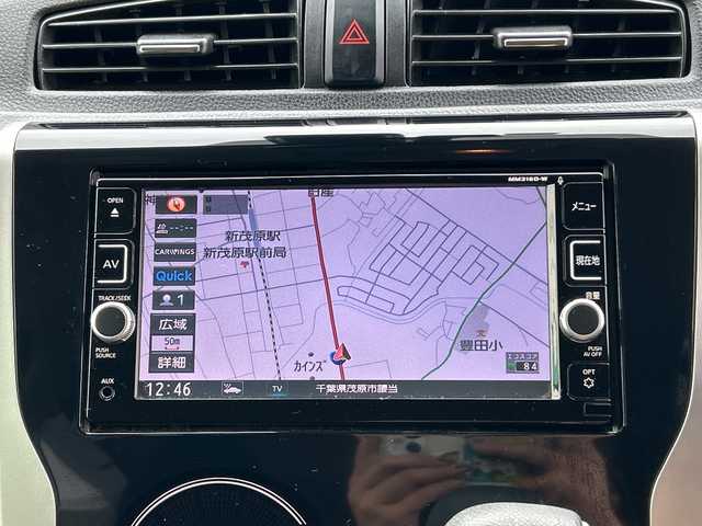 日産 デイズ ハイウェイスターX 千葉県 2016(平28)年 6.9万km チタニウムグレーメタリック ナビ　ＭＭ３１６Ｄ－Ｗ　全方位カメラ　ＣＤ　ＤＶＤ　Ｂｔ　アイドリングストップ　純正フロアマット　ベンチシート　横滑り防止機能　衝突軽減システム　社外１４インチＡＷ　ドアバイザー　LEDライト