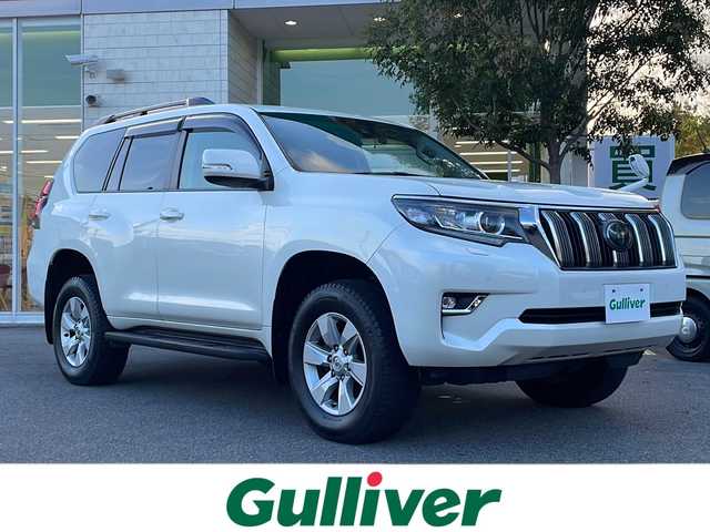トヨタ ランドクルーザー プラド TX 鳥取県 2018(平30)年 6.5万km ホワイトパールクリスタルシャイン 4WD/トヨタセーフティセンス/純正9型ナビ【NSZT-Y66Ｔ】/・フルセグ/CD/DVD/Bluetooth/バックカメラ/サンルーフ/ルーフレール/スマートキー/プッシュスタート/レーダークルーズ/ビルトインETC/前方ドライブレコーダー/純正17AW/LEDヘッドライト＆フォグ/オートライト/前後コーナーセンサー/ヘッドライトウォッシャー/W&サイドエアバック/カーテンエアバック
