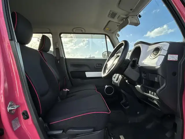 スズキ ハスラー X 鳥取県 2015(平27)年 7.6万km キャンディピンクメタリック/ホワイト2トーンルーフ 2トーンカラー/ルーフホワイト/４・W・D/純正ナビ/フルセグ/CD/DVD/BT/バックカメラ/レーダーブレーキサポート/横滑り防止装置/ETC/運転席シートヒーター/キセノンヘットライト/フォグライト/純正15インチアルミホイール/プッシュエンジンスタート/アイドリングストップ/フロアマット・ドアバイザー/スペアキー