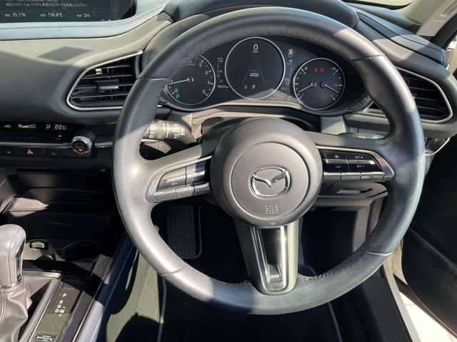 マツダ ＣＸ－３０ 20S 愛知県 2021(令3)年 1.8万km スノーフレイクホワイトパールマイカ 純正ナビ/レーダークルーズコントロール/Bluetooth/バックカメラ/コーナーセンサー/ブラインドスポットモニター/LEDヘッドライト/レーンキープアシスト/オートマチックハイビーム/ドライブレコーダー/ETC/衝突軽減システム/ステアリングスイッチ/スマートキー/プッシュスタート