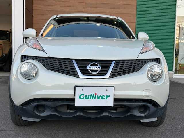 日産 ジューク 15RX 静岡県 2010(平22)年 13.3万km ホワイトパール 純正メモリナビ/ワンセグ/Bluetooth/スマートキー/プッシュスタート/純正フロアマット/オートライト