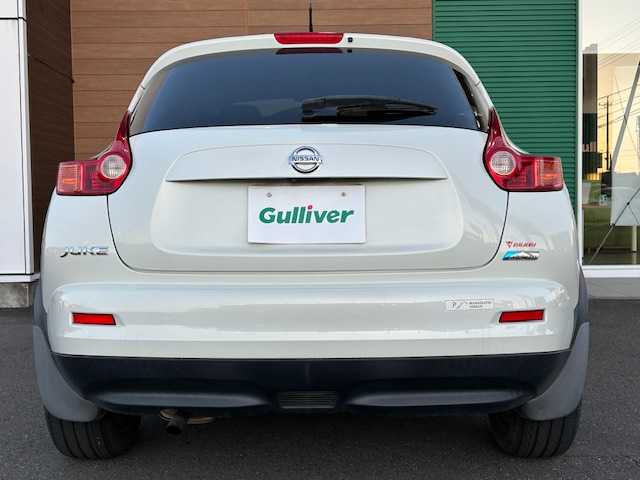 日産 ジューク 15RX 静岡県 2010(平22)年 13.3万km ホワイトパール 純正メモリナビ/ワンセグ/Bluetooth/スマートキー/プッシュスタート/純正フロアマット/オートライト