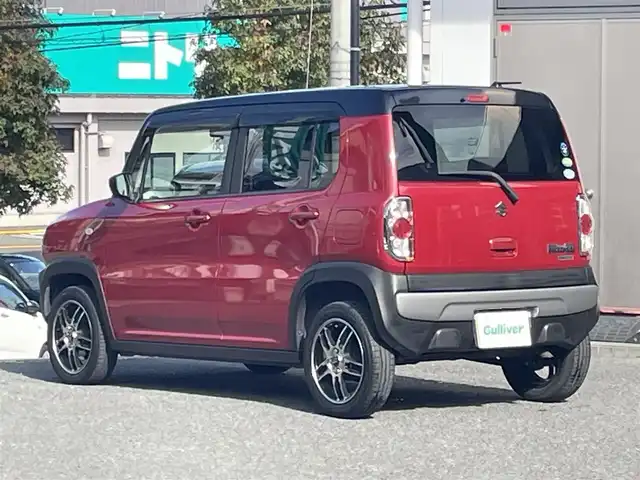 スズキ ハスラー G ターボ 宮城県 2014(平26)年 6.8万km フェニックスレッドパール/ブルーイッシュブラックパール 社外ＳＤナビ/（ＦＭ／ＡＭ／Ｂｌｕｅｔｏｏｔｈ）　/衝突被害軽減装置　/アイドリングストップ　/横滑り防止装置　/運転席シートヒーター　/ライトレベライザー　/スマートキー　/プッシュスタート　/ＥＴＣ　/電動格納ミラー/スタッドレスタイヤ社外AW/(165/60R15)