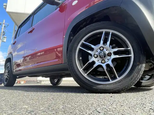 スズキ ハスラー G ターボ 宮城県 2014(平26)年 6.8万km フェニックスレッドパール/ブルーイッシュブラックパール 社外ＳＤナビ/（ＦＭ／ＡＭ／Ｂｌｕｅｔｏｏｔｈ）　/衝突被害軽減装置　/アイドリングストップ　/横滑り防止装置　/運転席シートヒーター　/ライトレベライザー　/スマートキー　/プッシュスタート　/ＥＴＣ　/電動格納ミラー/スタッドレスタイヤ社外AW/(165/60R15)