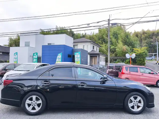 トヨタ マークＸ 250G Sパッケージ リラックス 熊本県 2010(平22)年 8.8万km ブラック 社外7インチナビ（AVN-V02）/【フルセグTV/Bluetooth/CD/DVD】/バックカメラ/パドルシフト/オートLEDライト/ウィンカーミラー/プッシュスタート/スマートキー/ビルトインETC/革巻きステアリング/電格ミラー/純正16インチAW/純正ドアバイザー/ABS/盗難防止装置