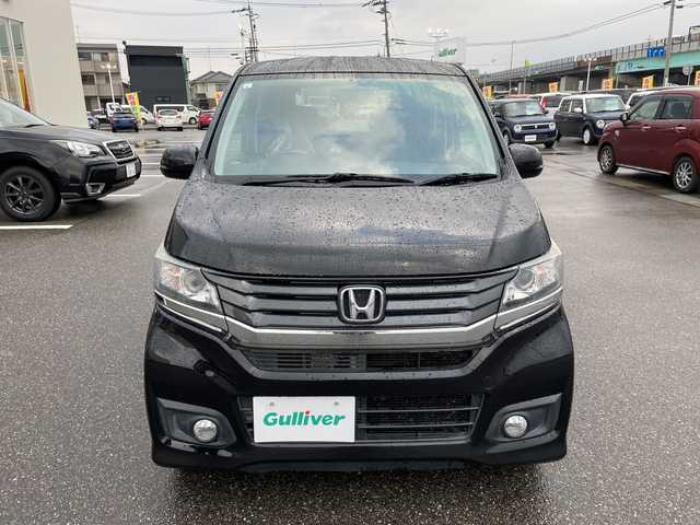 ホンダ Ｎ ＷＧＮ カスタム G 石川県 2015(平27)年 7.7万km 黒 純正メモリーナビ　ワンセグＴＶ　バックカメラ　ＨＩＤヘッドライト　ＥＴＣ　スマートキー　プッシュスタート　電動ミラー　ベンチシート