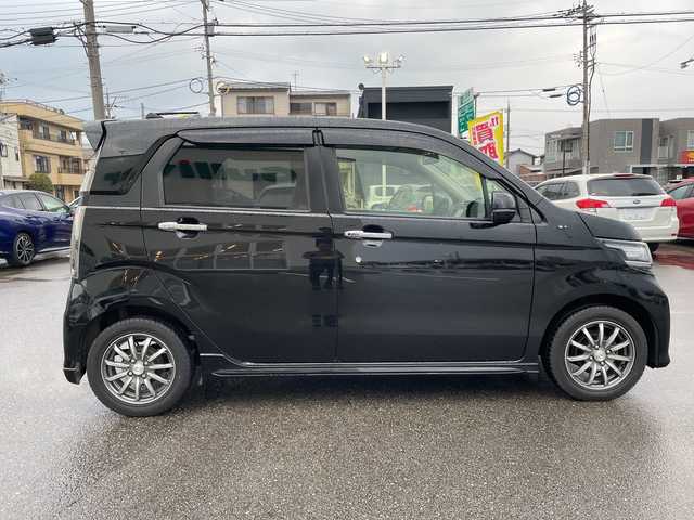 ホンダ Ｎ ＷＧＮ カスタム G 石川県 2015(平27)年 7.7万km 黒 純正メモリーナビ　ワンセグＴＶ　バックカメラ　ＨＩＤヘッドライト　ＥＴＣ　スマートキー　プッシュスタート　電動ミラー　ベンチシート