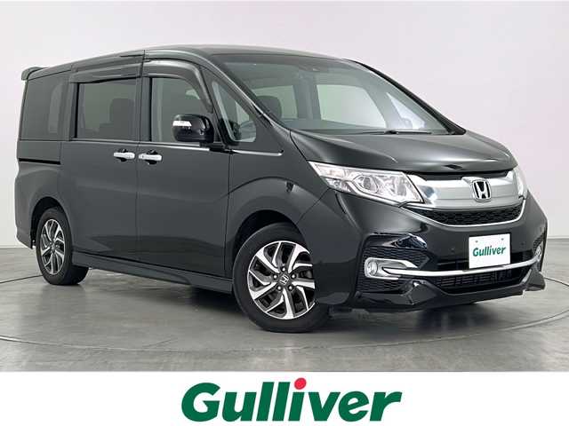 ホンダ ステップワゴン スパーダ アドバンスパッケージ β 群馬県 2016(平28)年 8万km プレミアムスパークルブラックパール 純正ナビ　純正１１型後席モニター　バックカメラ　ＥＴＣ　衝突被害軽減ブレーキ　アダプティブクルーズコントロール　両側電動スライドドア　前後ドラレコ　ＬＥＤライト オートライト　わくわくゲート 禁煙車