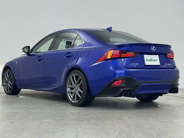 レクサス ＩＳ 350 Fスポーツ 愛知県 2013(平25)年 6.2万km エクシードブルーメタリック 純正SDナビ/・フルセグTV/Bluetooth/CD/DVD/バックカメラ/クルーズコントロール/前席パワーシート/前席シートヒーター/赤半革シート/前後ドライブレコーダー/パドルシフト/TRDマフラー/ETC/スマートキー/純正18インチアルミホイール