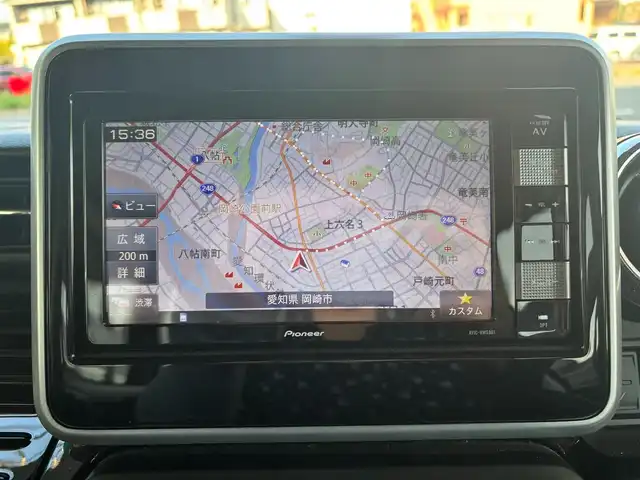 スズキ スペーシア カスタム HYBRID XS ターボ 愛知県 2018(平30)年 6.5万km ムーンライトバイオレットPM ワンオーナー　ナビ　フルセグＴＶ　ＤＶＤ再生　Ｂｌｕｅｔｏｏｔｈ接続　全方位カメラ　ビルトインＥＴＣ　ＨＵＤ　衝突軽減　クルコン　パドルシフト　両側パワースライドドア　バックミラー一体ドラレコ　ＬＥＤオートライト